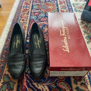 Black Salvatore Ferragamo shoes